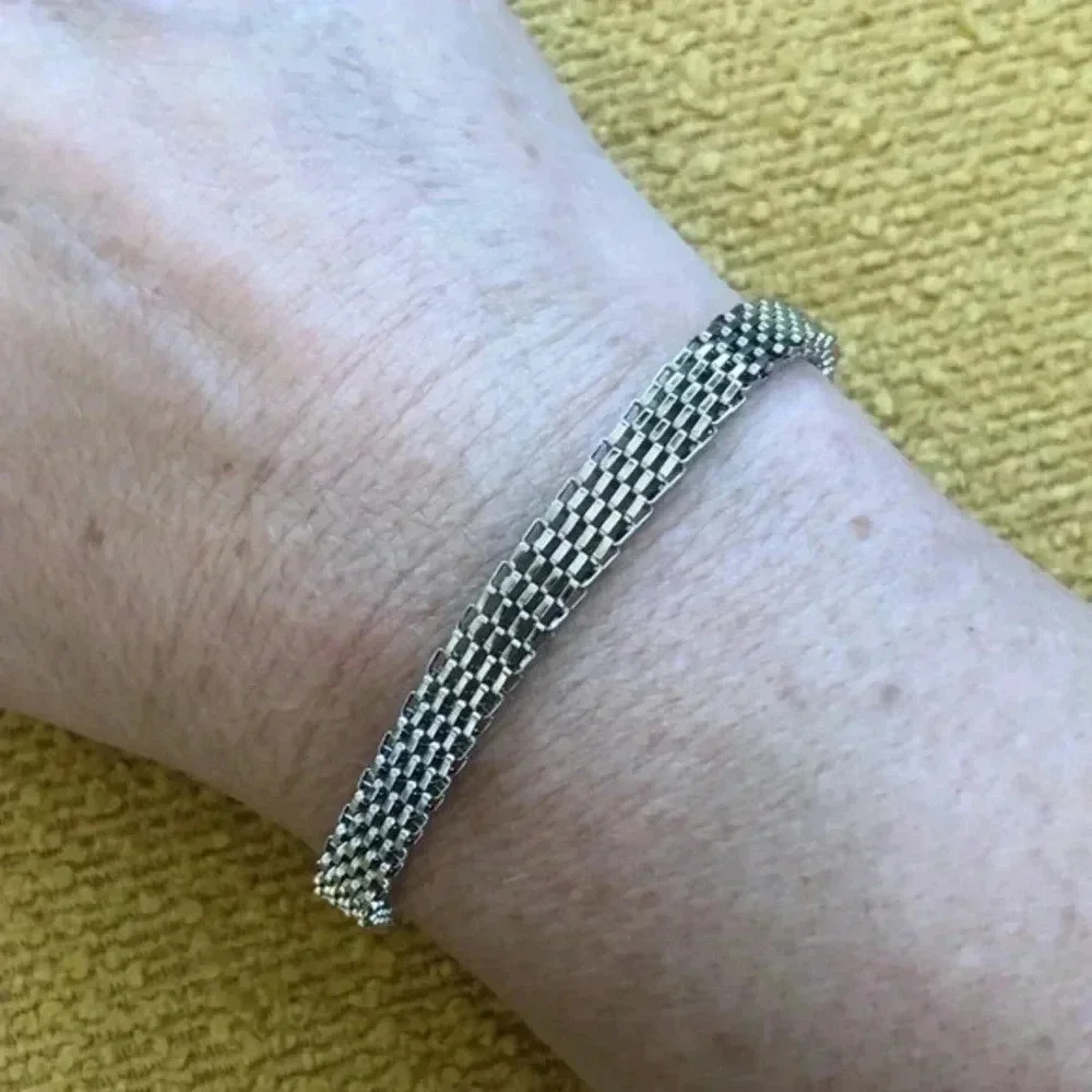 Ladies Stainless Steel Keel Adjustable Bracelet NWT